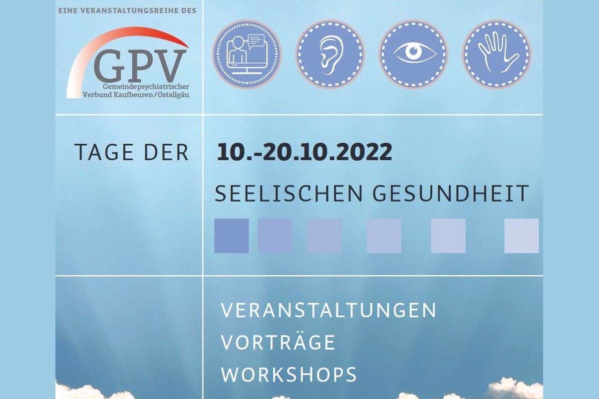 "Tage Der Seelischen Gesundheit": Vortrag Und Workshop Am 19.10.2022 ...